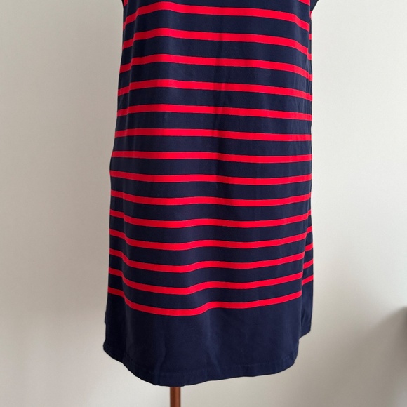 Tommy Hilfiger - Red & Blue Stripe Midi Dress - Picture 3 of 7